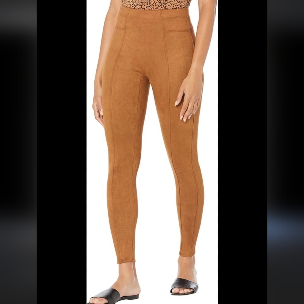 Spanx faux suede leggings size M